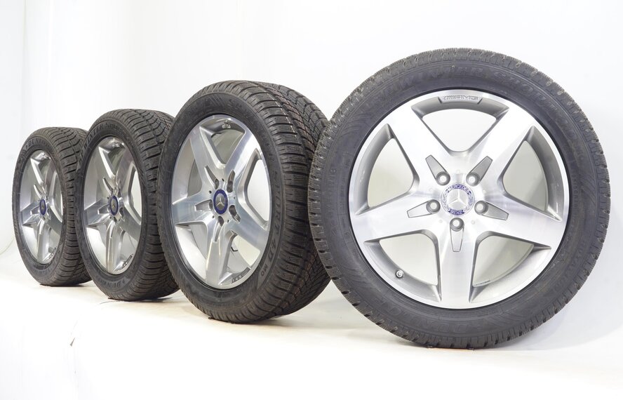 Mercedes Mercedes GLA Klasse X156 18-Zoll AMG Felgen + Winterkompletträder Dunlop NEU Original