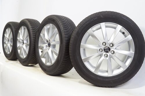 Skoda Skoda Scala 16-Zoll-Felgen + All-season kompletträder Hankook Original Skoda Skoda Scala 16-Zoll-Felgen + All-season kompletträder Hankook Original