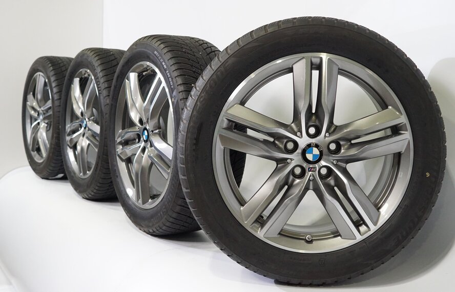 BMW BMW X1 F48 X2 F39 18-Zoll M-Felgen 570 + Winterkompletträder Bridgestone Runflat Original