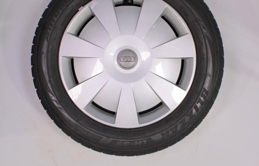 Audi Audi A3 8V 16-Zoll Felgen aus Stahl + Winterkompletträder Bridgestone Original
