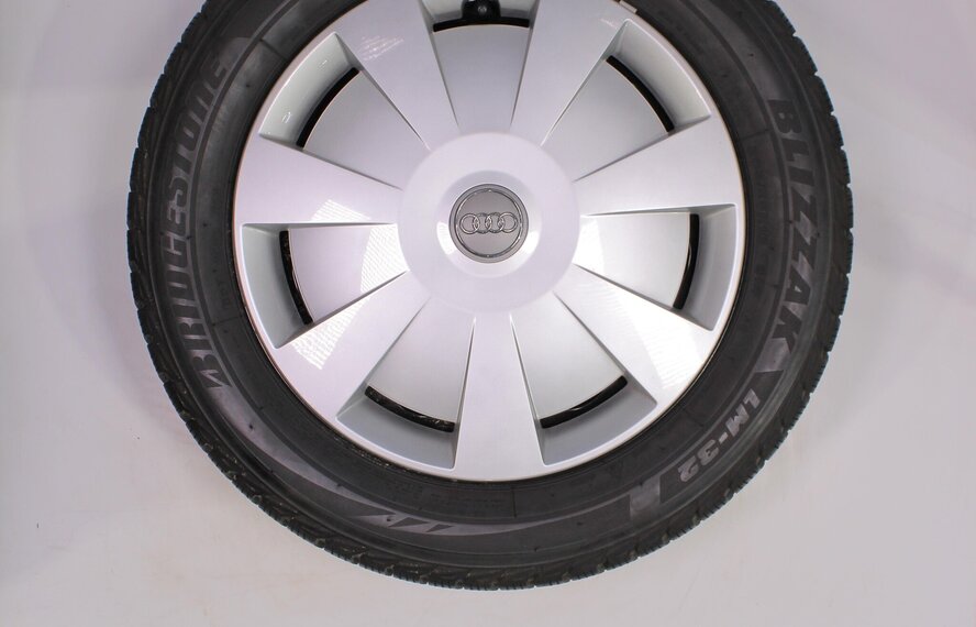 Audi Audi A3 8V 16-Zoll Felgen aus Stahl + Winterkompletträder Bridgestone Original
