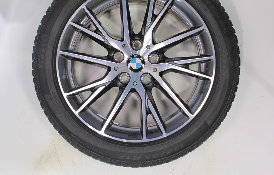 BMW BMW 1er F40 F41 2er Gran Coupe F42 17-Zoll-Felgen 489 + Winterkompletträder Pirelli NEU Original