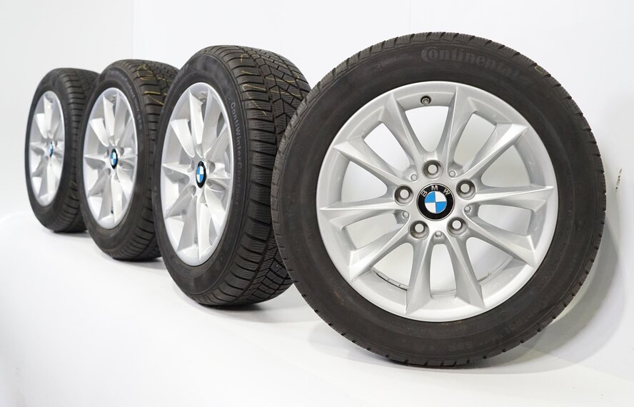 BMW BMW 1 2er F20 16-Zoll-Felgen 411 + Winterkompletträder Continental Runflat Original