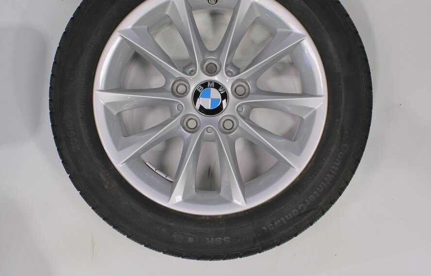 BMW BMW 1 2er F20 16-Zoll-Felgen 411 + Winterkompletträder Continental Runflat Original