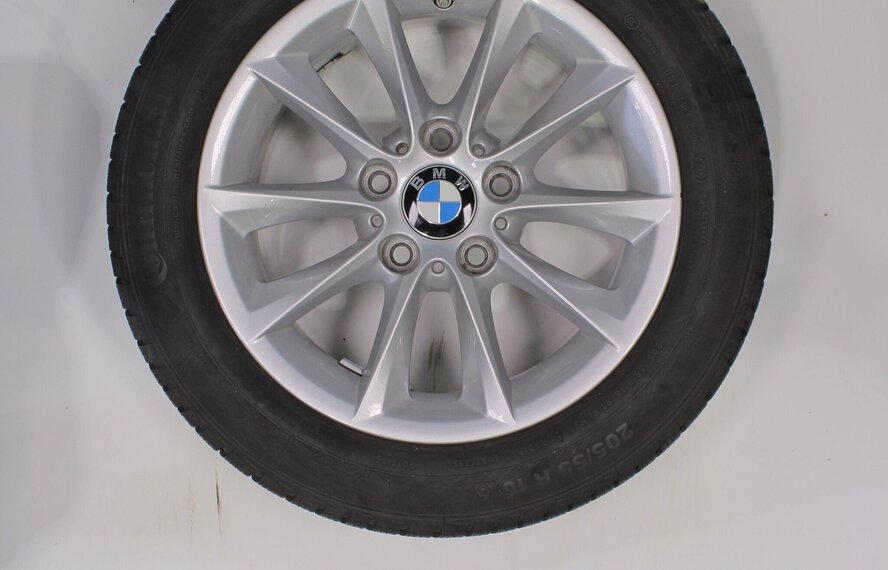 BMW BMW 1 2er F20 16-Zoll-Felgen 411 + Winterkompletträder Continental Runflat Original