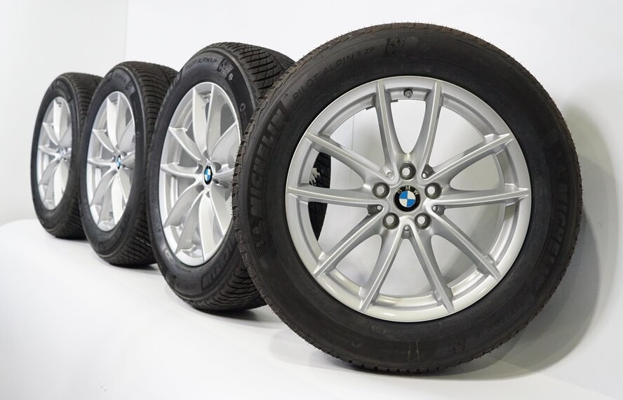 BMW BMW X3 X4 G01 18-Zoll 618 M Felgen + Winterkompletträder Michelin Runflat Neu Original
