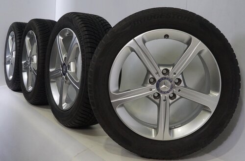 Mercedes Mercedes A B CLA Klasse W177 17-Zoll-Felgen + Winterkompletträder Bridgestone Original Mercedes Mercedes A B CLA Klasse W177 17-Zoll-Felgen + Winterkompletträder Bridgestone Original