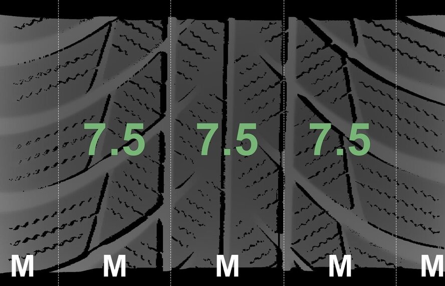 Mercedes Mercedes A B CLA Klasse W177 17-Zoll-Felgen + Winterkompletträder Bridgestone Original