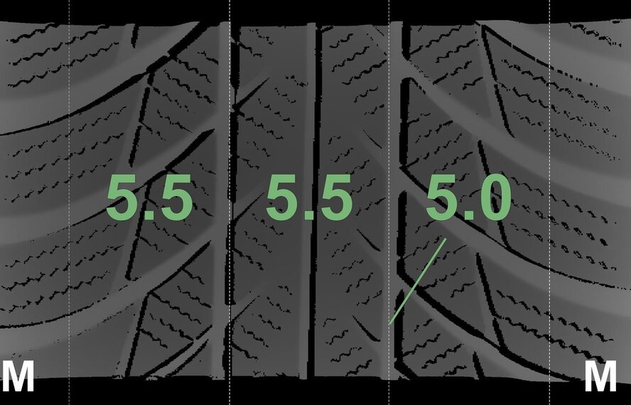 Mercedes Mercedes A B CLA Klasse W177 17-Zoll-Felgen + Winterkompletträder Bridgestone Original