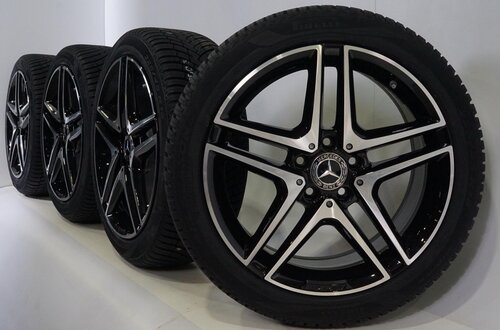 Mercedes Mercedes A B CLA Klasse W176 18-Zoll AMG Felgen Neu + Ganzjahresreifen Pirelli Neu Original Mercedes Mercedes A B CLA Klasse W176 18-Zoll AMG Felgen Neu + Ganzjahresreifen Pirelli Neu Original