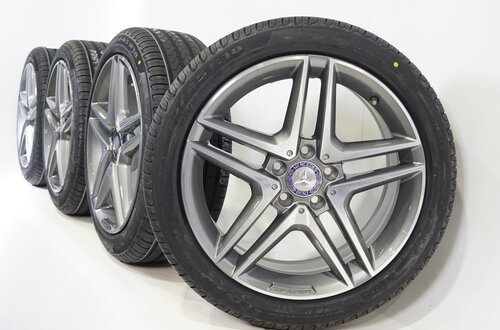 Mercedes Mercedes A B CLA Klasse W177 W118 W247 18-Zoll Felgen Pirelli Sommerkompletträder Original NEU Mercedes Mercedes A B CLA Klasse W177 W118 W247 18-Zoll Felgen Pirelli Sommerkompletträder Original NEU