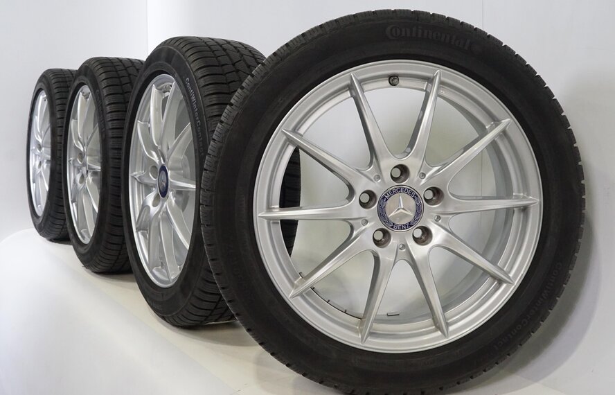 Mercedes Mercedes A B CLA Klasse W176 W117 W246 17-Zoll Continental Winterkompletträder Original
