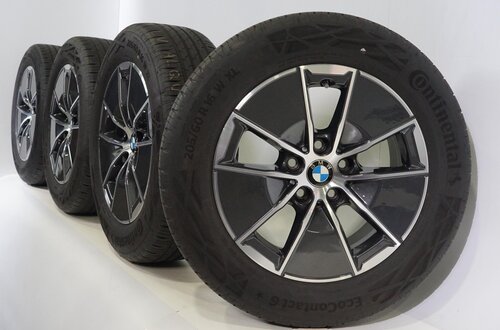 BMW BMW 2er 3er 4er G20 G21 G22 G42 773 16-Zoll-Felgen Continental Sommerkompletträder Original BMW BMW 2er 3er 4er G20 G21 G22 G42 773 16-Zoll-Felgen Continental Sommerkompletträder Original