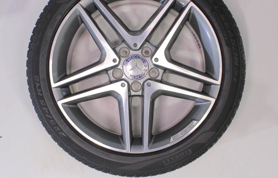 Mercedes Mercedes A B CLA Klasse W176 W117 W246 18-Zoll Felgen Pirelli All-Season (4 Jahreszeiten) Original NEU