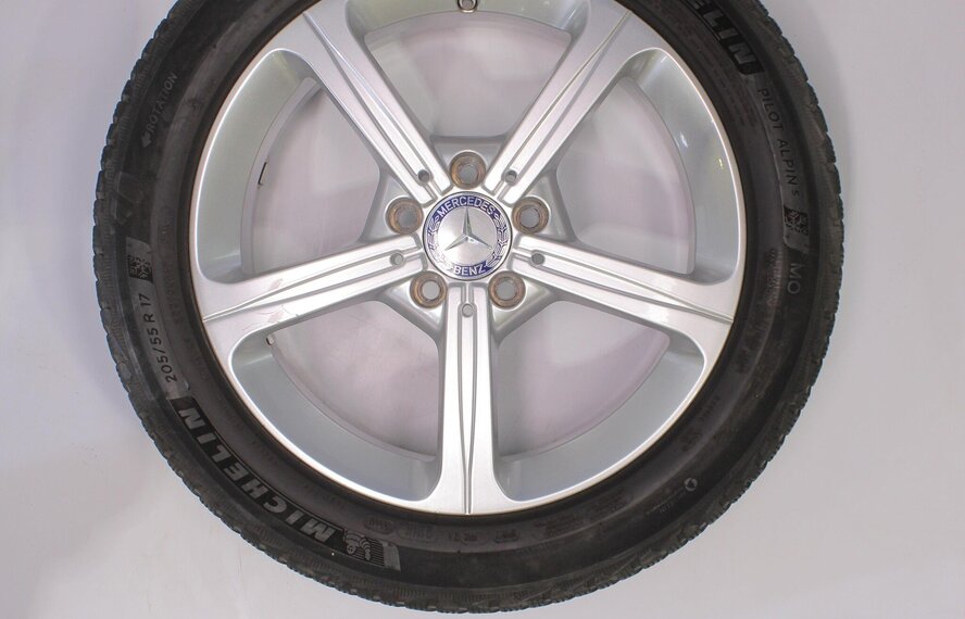 Mercedes Mercedes A B CLA Klasse W177 C118 W247 17-Zoll Michelin Winterkompletträder Original