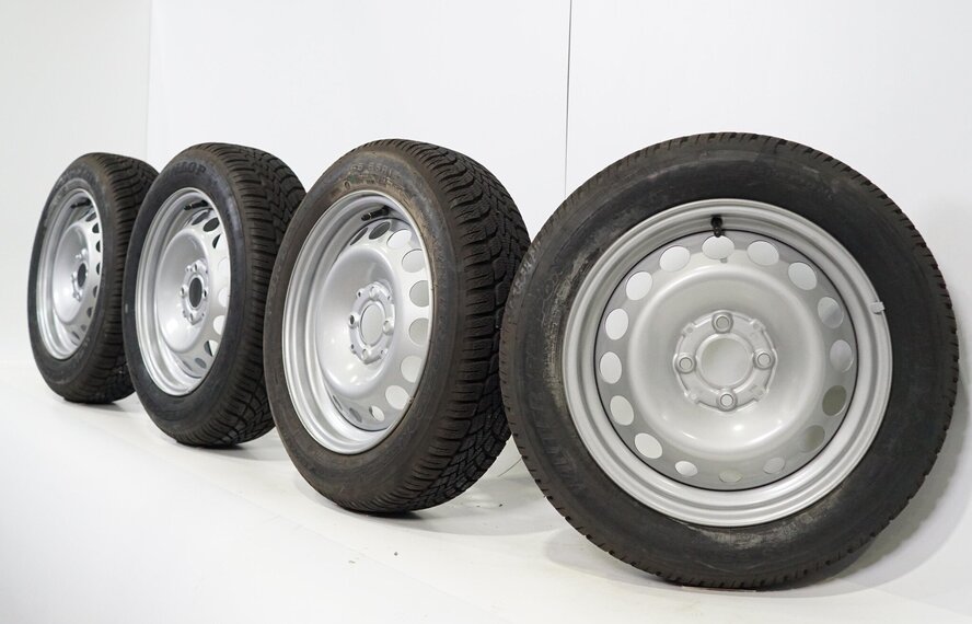 Smart Smart Fortwo Forfour Stahl 15-Zoll Dunlop Winterkompletträder Original