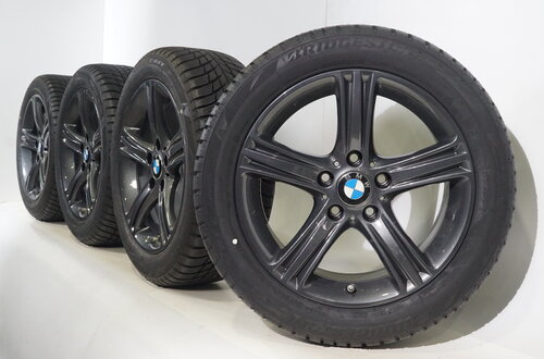 BMW BMW 3 4er F30 F31 F32 F36 393 17-Zoll-Felgen Bridgestone Runflat Winterkompletträder Original BMW BMW 3 4er F30 F31 F32 F36 393 17-Zoll-Felgen Bridgestone Runflat Winterkompletträder Original