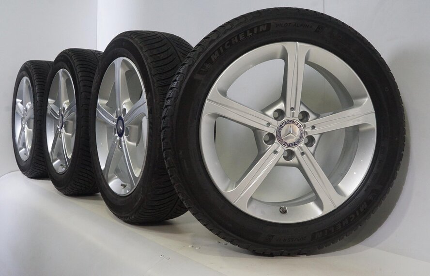Mercedes Mercedes A B CLA Klasse W177 C118 W247 17-Zoll Michelin Winterkompletträder Original