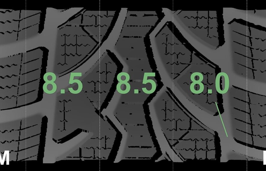 Mercedes Mercedes C-Klasse W205 S205 C205 17-Zoll Bridgestone Winterkompletträder Original