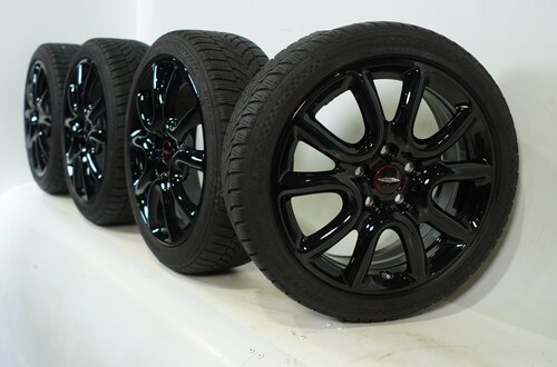Mini Mini Cooper / S / One / Cabrio F55 F56 F57 JCW498 17-Zoll-Felgen Dunlop Runflat Winterkompletträder Original Mini Mini Cooper / S / One / Cabrio F55 F56 F57 JCW498 17-Zoll-Felgen Dunlop Runflat Winterkompletträder Original
