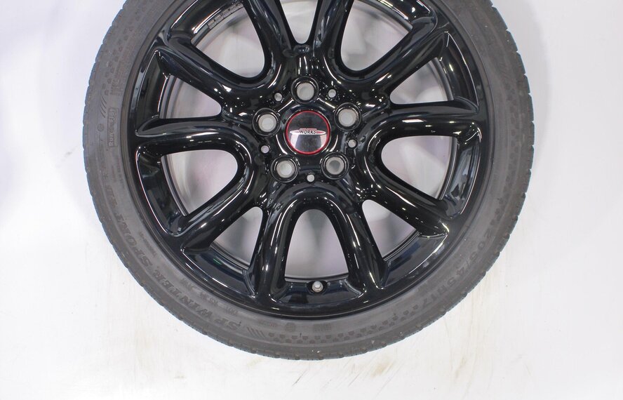 Mini Mini Cooper / S / One / Cabrio F55 F56 F57 JCW498 17-Zoll Dunlop Runflat Winterkompletträder Original