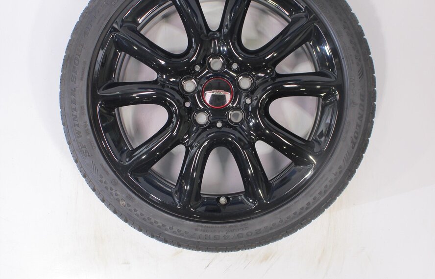 Mini Mini Cooper / S / One / Cabrio F55 F56 F57 JCW498 17-Zoll Dunlop Runflat Winterkompletträder Original