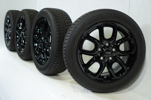 Mini Mini Cooper / S / One / Cabrio F55 F56 F57 494 16-Zoll-Felgen Hankook Runflat Winterkompletträder Original Mini Mini Cooper / S / One / Cabrio F55 F56 F57 494 16-Zoll-Felgen Hankook Runflat Winterkompletträder Original