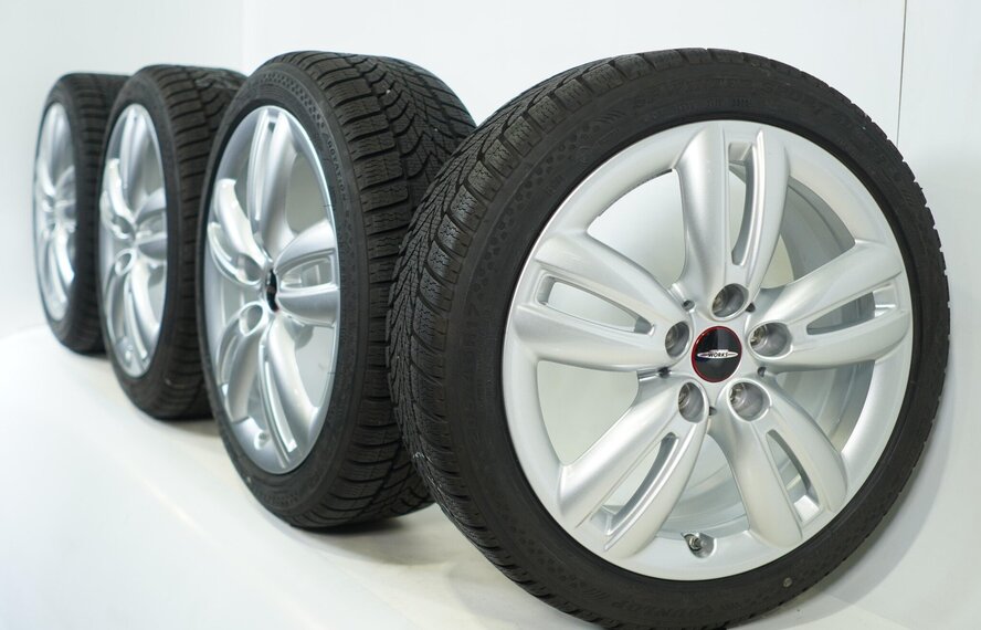 Mini Mini Cooper / S / One / Cabrio F55 F56 F57 JCW501 17-Zoll Dunlop Runflat Winterkompletträder Original