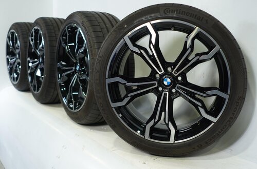 BMW BMW X3M X4M F97 F98 765M 21-Zoll-Felgen Continental Sommerkompletträder Original BMW BMW X3M X4M F97 F98 765M 21-Zoll-Felgen Continental Sommerkompletträder Original