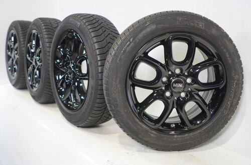 Mini Mini Cooper / S / One / Cabrio F55 F56 F57 494 16-Zoll-Felgen Pirelli Runflat Winterkompletträder Original Mini Mini Cooper / S / One / Cabrio F55 F56 F57 494 16-Zoll-Felgen Pirelli Runflat Winterkompletträder Original