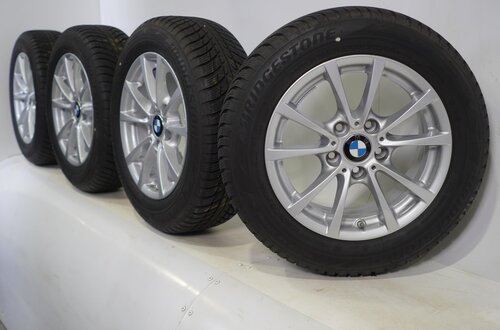 BMW BMW 3 4er F30 F31 F32 F33 F36 390 16-Zoll-Felgen Bridgestone Runflat Winterkompletträder Original BMW BMW 3 4er F30 F31 F32 F33 F36 390 16-Zoll-Felgen Bridgestone Runflat Winterkompletträder Original