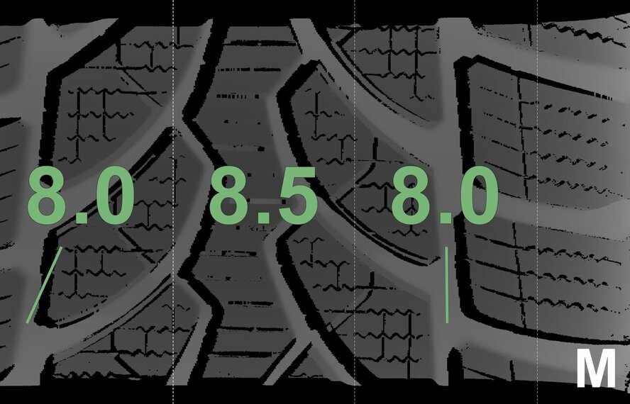 Mercedes Mercedes C-Klasse W205 S205 C205 17-Zoll Bridgestone Winterkompletträder Original