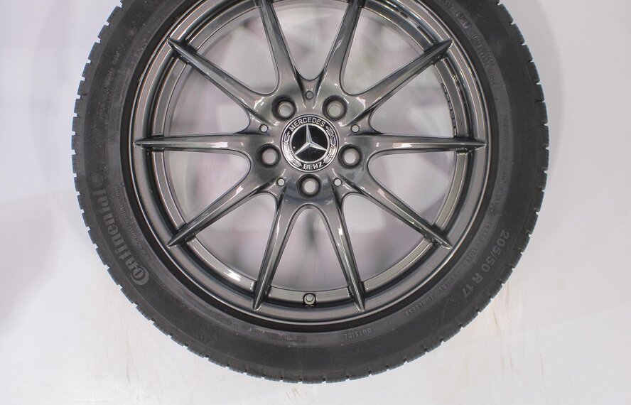 Mercedes Mercedes A B CLA Klasse W176 W117 W246 17-Zoll Continental Winterkompletträder Original