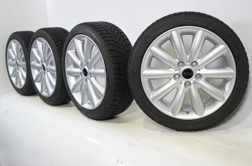 Mini Mini Cooper / S / One / Cabrio F55 F56 F57 499 17-Zoll-Felgen Dunlop Runflat Winterkompletträder Original Mini Mini Cooper / S / One / Cabrio F55 F56 F57 499 17-Zoll-Felgen Dunlop Runflat Winterkompletträder Original