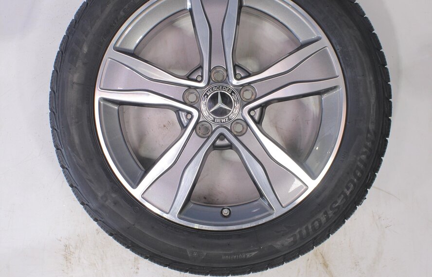 Mercedes Mercedes C-Klasse W205 S205 C205 17-Zoll Bridgestone Winterkompletträder Neu Original