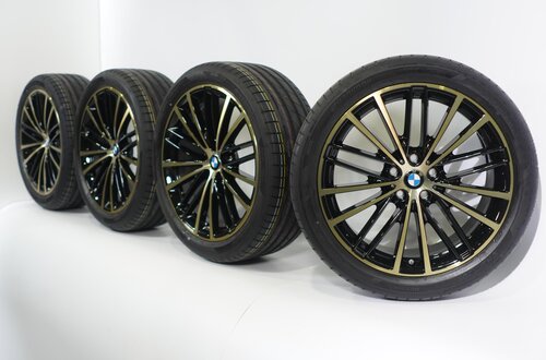 BMW BMW 5er G30 G31 8er G14 G15 G16 635 19-Zoll-Felgen Hankook Runflat Sommerkompletträder Neu Original