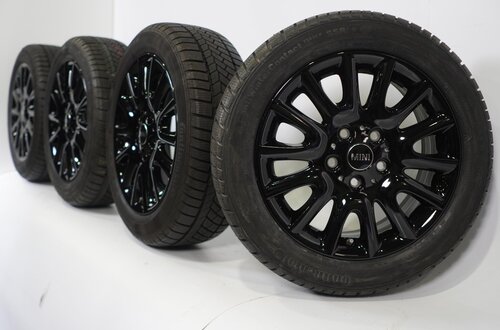 Mini Mini Cooper / S / One / Cabrio F55 F56 F57 495 16-Zoll-Felgen Continental Runflat Winterkompletträder Neu Original Mini Mini Cooper / S / One / Cabrio F55 F56 F57 495 16-Zoll-Felgen Continental Runflat Winterkompletträder Neu Original