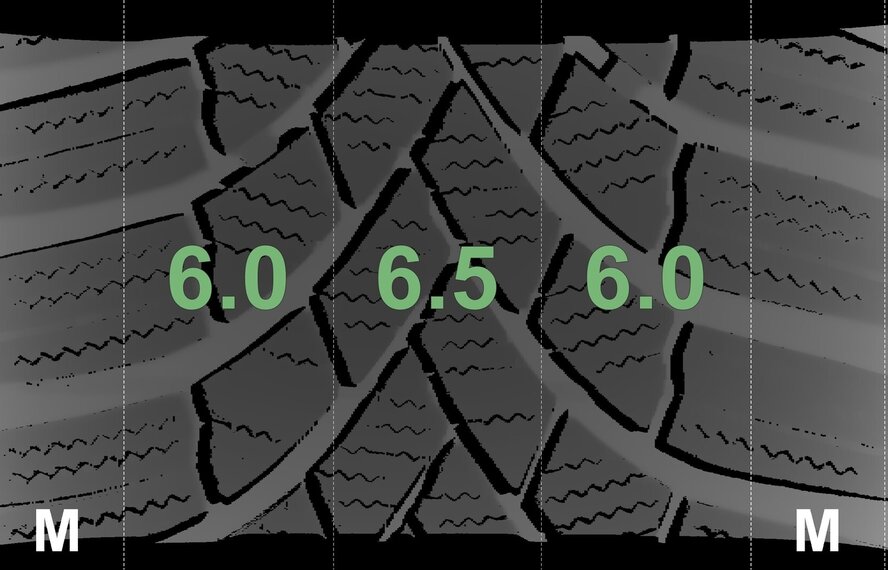 Volkswagen Volkswagen Golf 5 6 7 8 16-Zoll Bridgestone Winterkompletträder Original