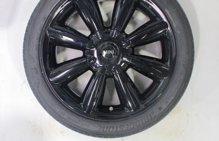 Mini Mini R60 Countryman Turbo Fan R126 18-Zoll Bridgestone Runflat Sommerkompletträder Neu Original-Ausrüstung