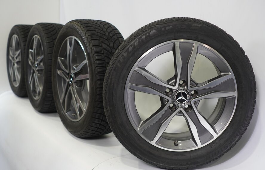 Mercedes Mercedes C-Klasse W205 S205 C205 17-Zoll Bridgestone Winterkompletträder Original
