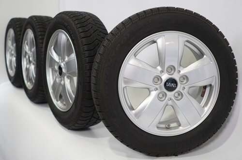 Mini Mini Cooper / S / One / Cabrio F55 F56 F57 492 15-Zoll-Felgen Pirelli Winterkompletträder Original Mini Mini Cooper / S / One / Cabrio F55 F56 F57 492 15-Zoll-Felgen Pirelli Winterkompletträder Original