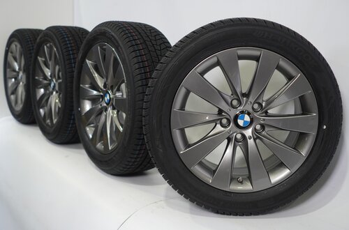 BMW BMW 3 4er F30 F31 F32 F33 F36 413 17-Zoll-Felgen Hankook Runflat Winterkompletträder Neu Original BMW BMW 3 4er F30 F31 F32 F33 F36 413 17-Zoll-Felgen Hankook Runflat Winterkompletträder Neu Original