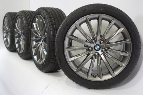 BMW BMW 5er G30 G31 8er G14 G15 G16 633 19-Zoll-Felgen Pirelli Runflat Sommerkompletträder Neu Original BMW BMW 5er G30 G31 8er G14 G15 G16 633 19-Zoll-Felgen Pirelli Runflat Sommerkompletträder Neu Original