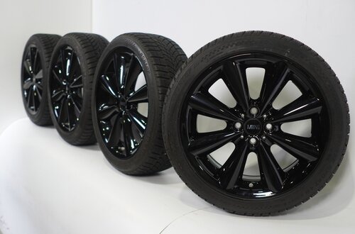 Mini Mini R50 R52 R53 R55 R56 Clubman Cooper Konische Speichen 17-Zoll Felgen Dunlop Runflat Winterkompletträder Original Mini Mini R50 R52 R53 R55 R56 Clubman Cooper Konische Speichen 17-Zoll Felgen Dunlop Runflat Winterkompletträder Original