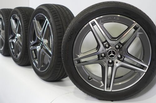 Mercedes Mercedes A B CLA Klasse W177 C118 W247 18-Zoll-Felgen Hankook Sommerkompletträder Original Mercedes Mercedes A B CLA Klasse W177 C118 W247 18-Zoll-Felgen Hankook Sommerkompletträder Original