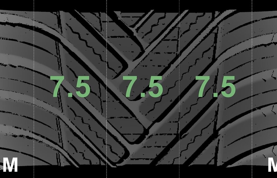 Mercedes Mercedes Klasse W447 17-Zoll Hankook Ganzjahresreifen (4 Jahreszeiten) Neu Original