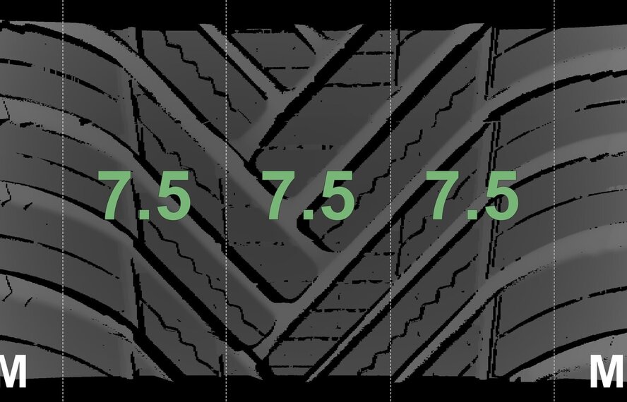 Mercedes Mercedes Klasse W447 17-Zoll Hankook Ganzjahresreifen (4 Jahreszeiten) Neu Original