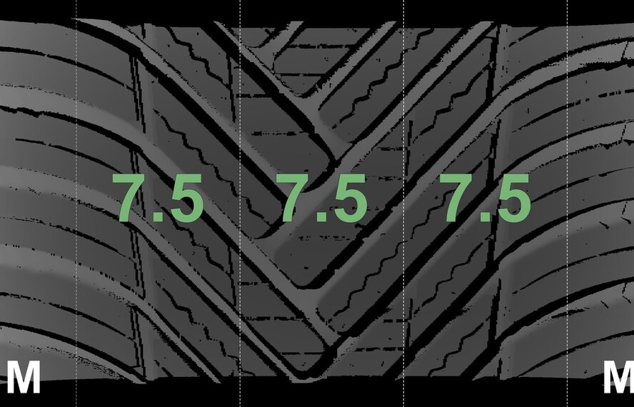 Mercedes Mercedes Klasse W447 17-Zoll Hankook Ganzjahresreifen (4 Jahreszeiten) Neu Original