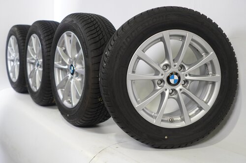 BMW BMW 3 4er F30 F31 F32 F33 F36 390 16-Zoll-Felgen Bridgestone Runflat Winterkompletträder Original