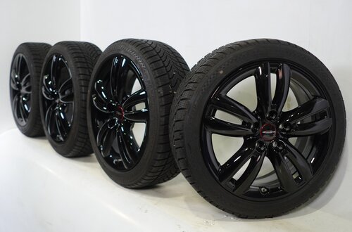 Mini Mini Cooper / S / One / Cabrio F55 F56 F57 JCW501 17-Zoll-Felgen Dunlop Runflat Winterkompletträder Original Mini Mini Cooper / S / One / Cabrio F55 F56 F57 JCW501 17-Zoll-Felgen Dunlop Runflat Winterkompletträder Original